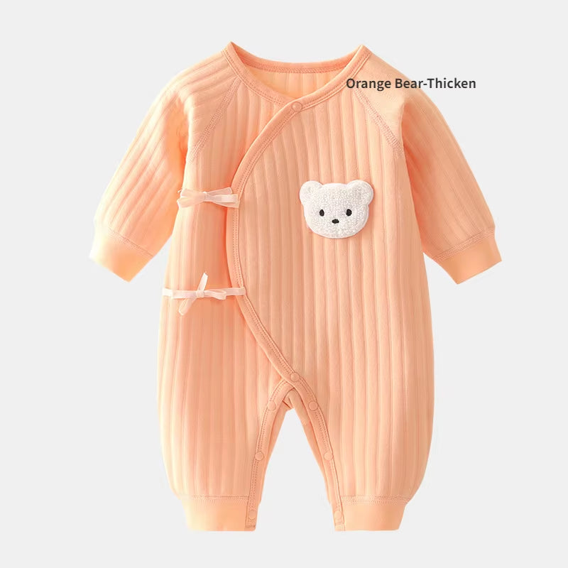 BearHug™ Baby Romper Set – Adorable One-Piece with Matching Hat for Boys & Girls